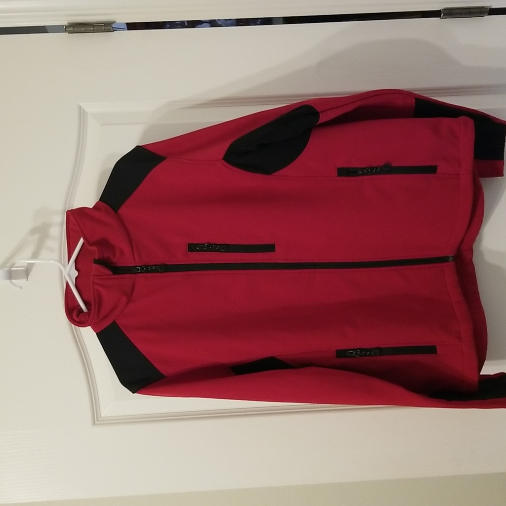 Black Diamond Red & Black, Water & Wind Resistant Jacket. Size M